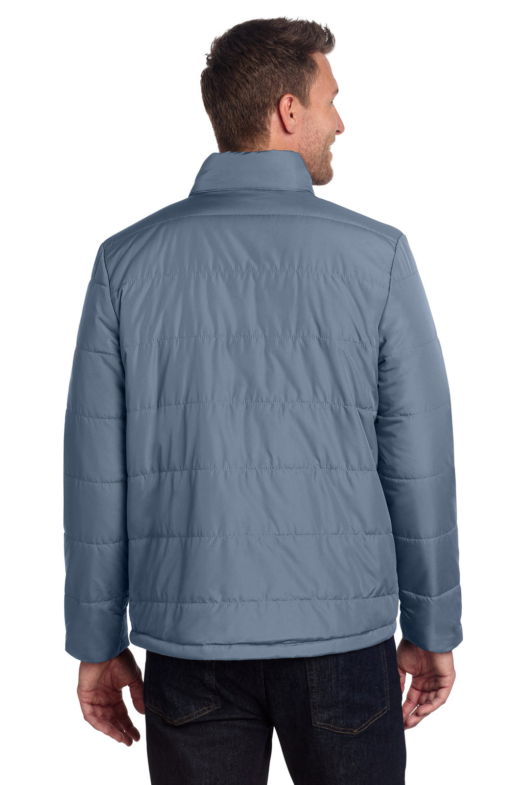 Port Authority Puffer Jacket – Dusk Blue – back
