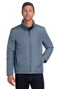 Port Authority Puffer Jacket – Dusk Blue – front