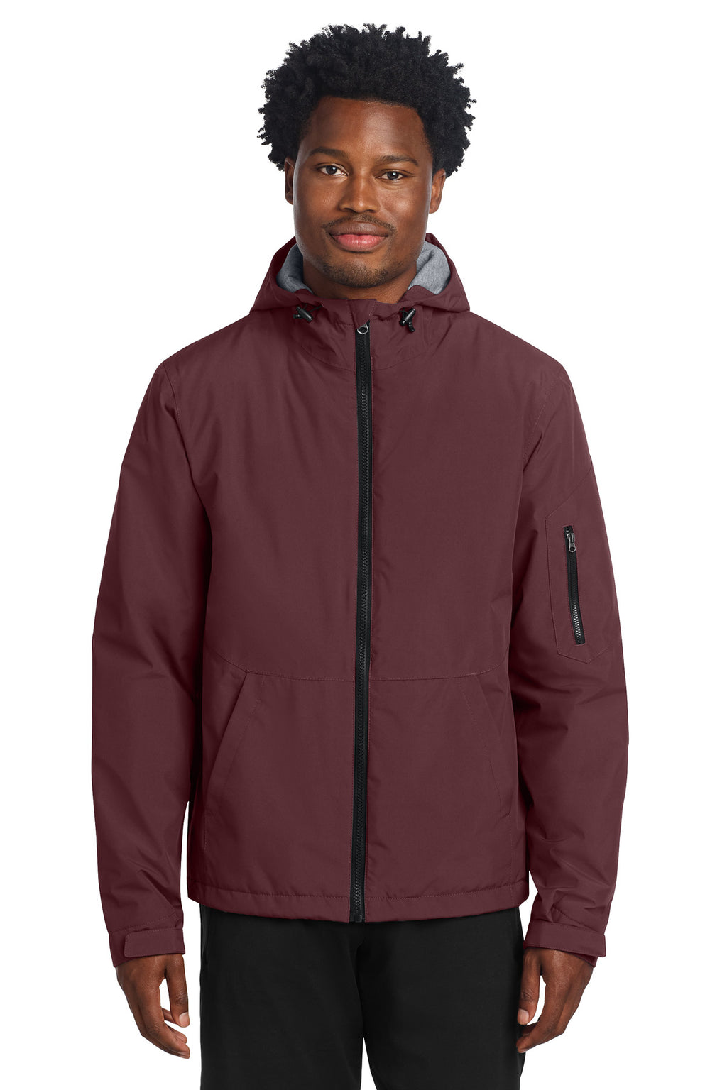 Sport-Tek Waterproof Insulated Jacket – Maroon