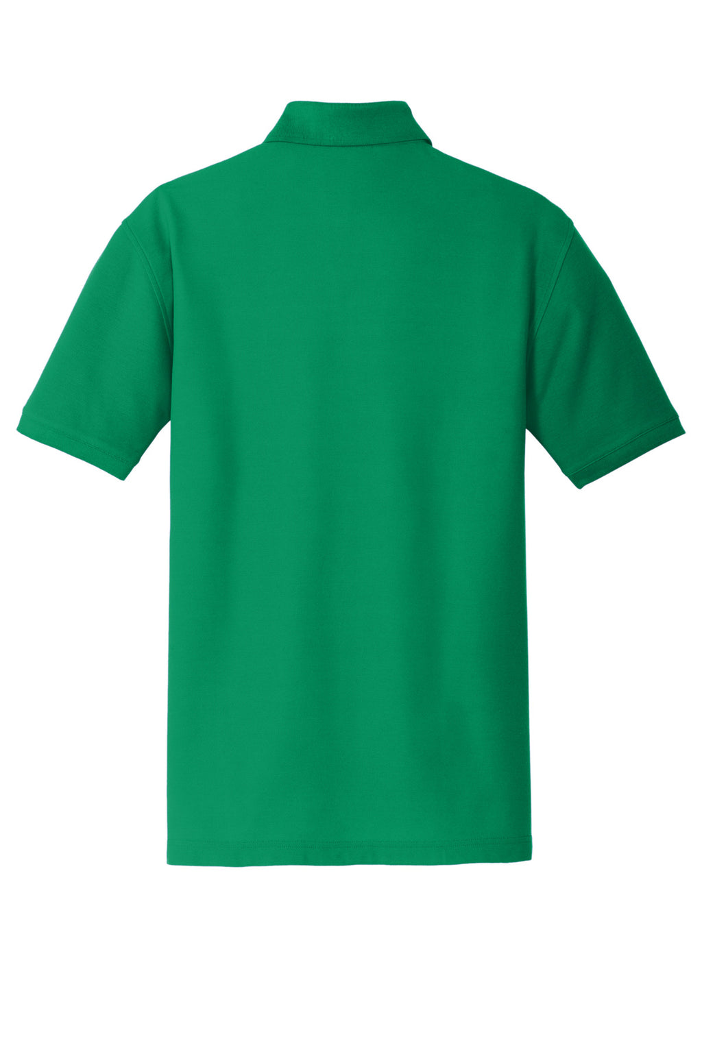 Port Authority Core Classic Pique Polo – Bright Kelly Green – flat back