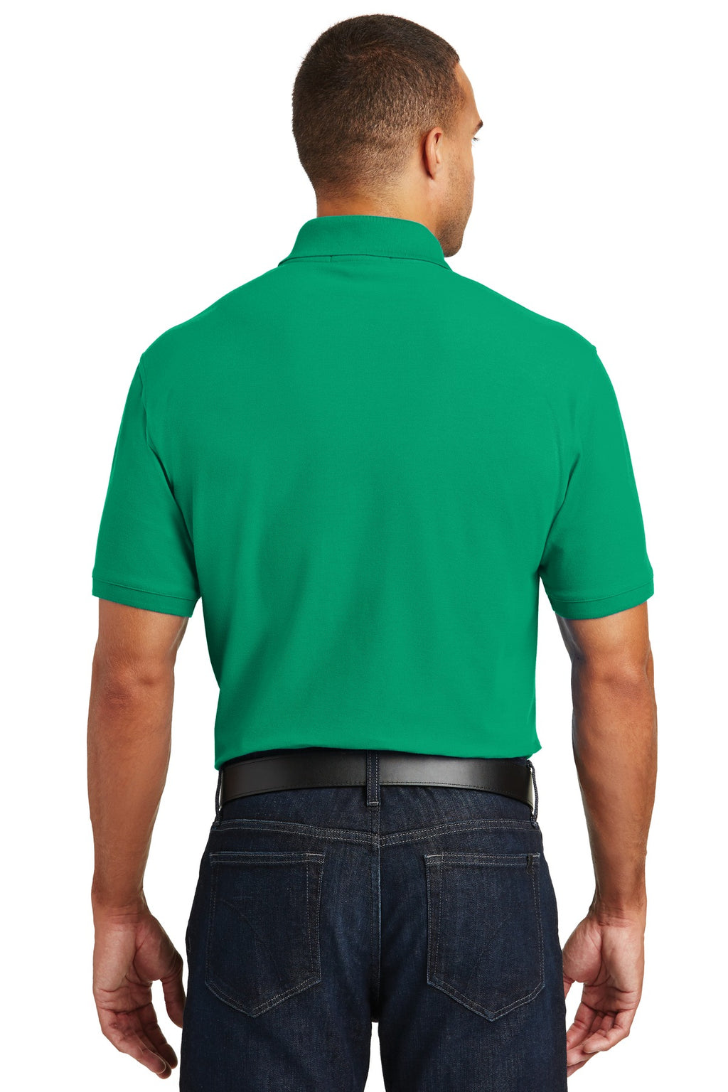 Port Authority Core Classic Pique Polo – Bright Kelly Green – back