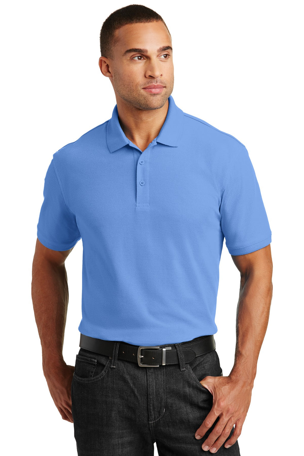 Port Authority Core Classic Pique Polo – Carolina Blue