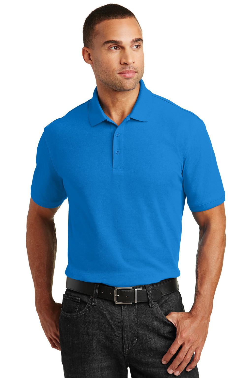 Port Authority Core Classic Pique Polo – Coastal Blue