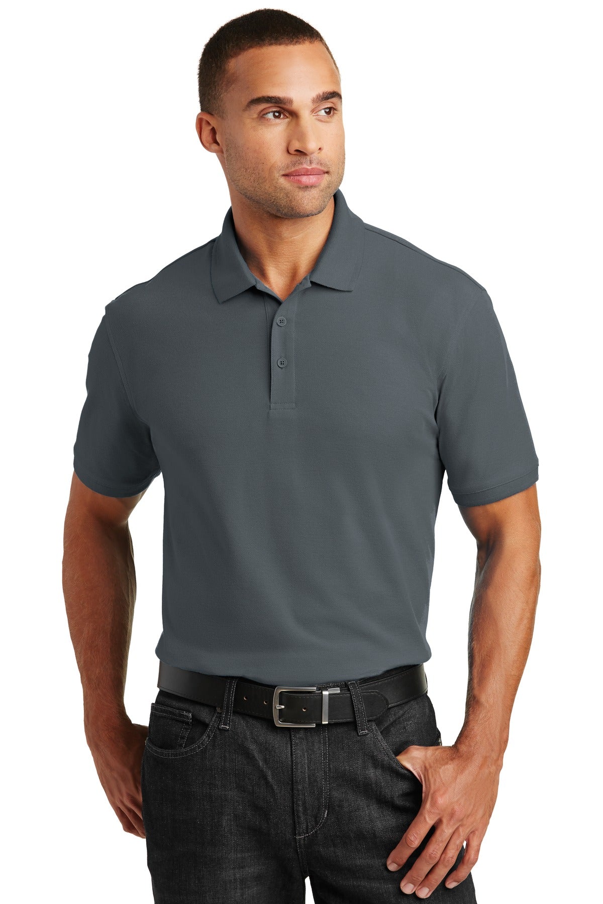 Port Authority Core Classic Pique Polo – Graphite