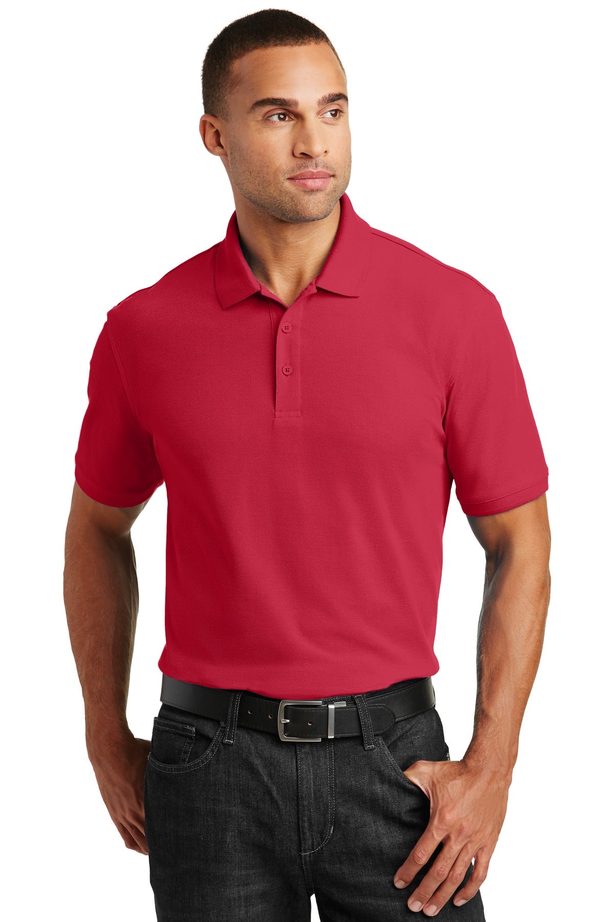 Port Authority Core Classic Pique Polo – Rich Red