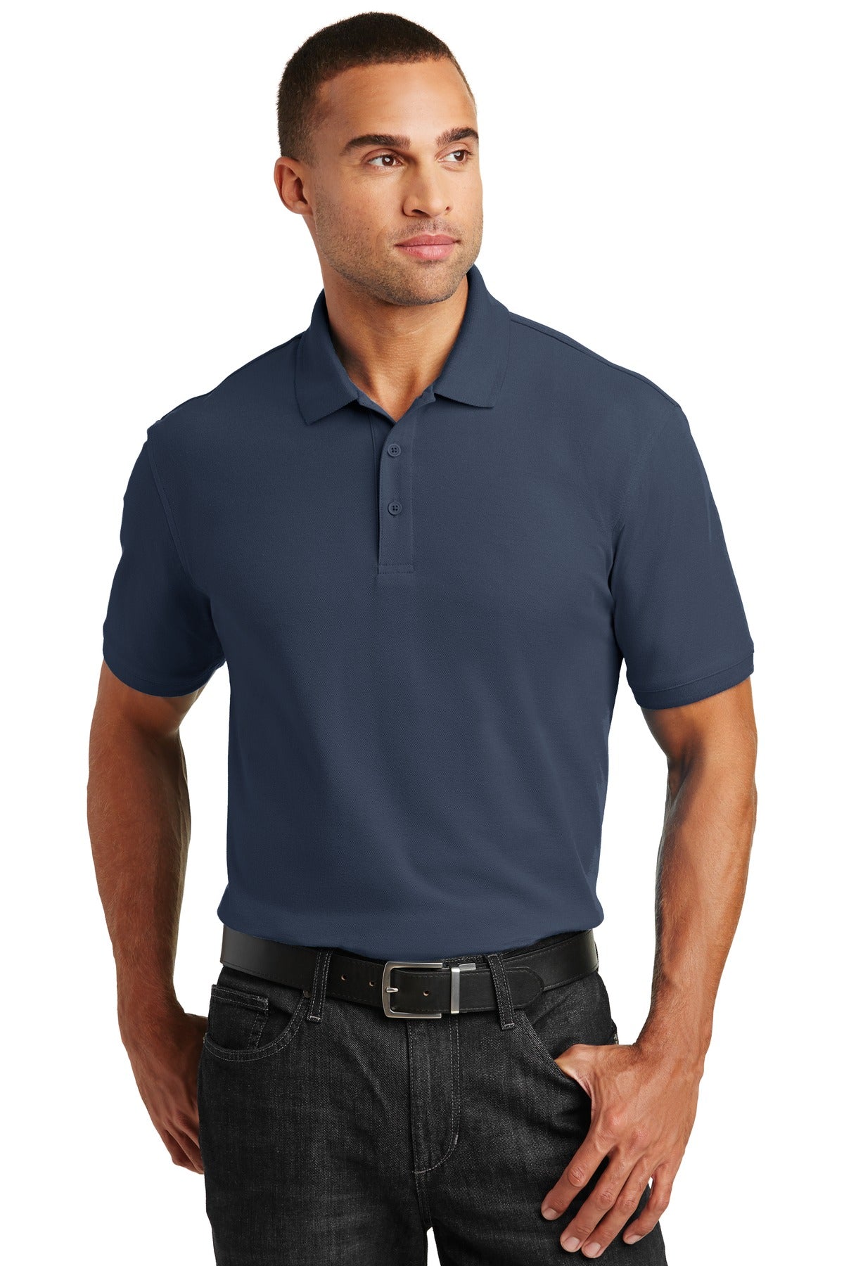 Port Authority Core Classic Pique Polo – River Blue Navy