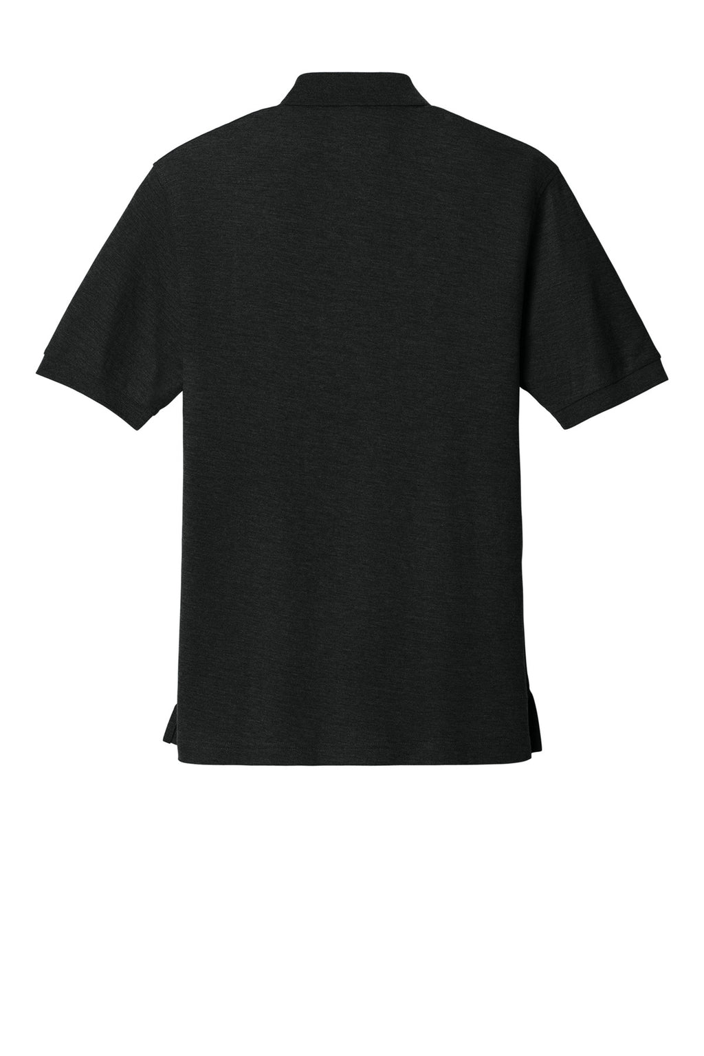 Port Authority Silk Touch Polo – Black – flat back
