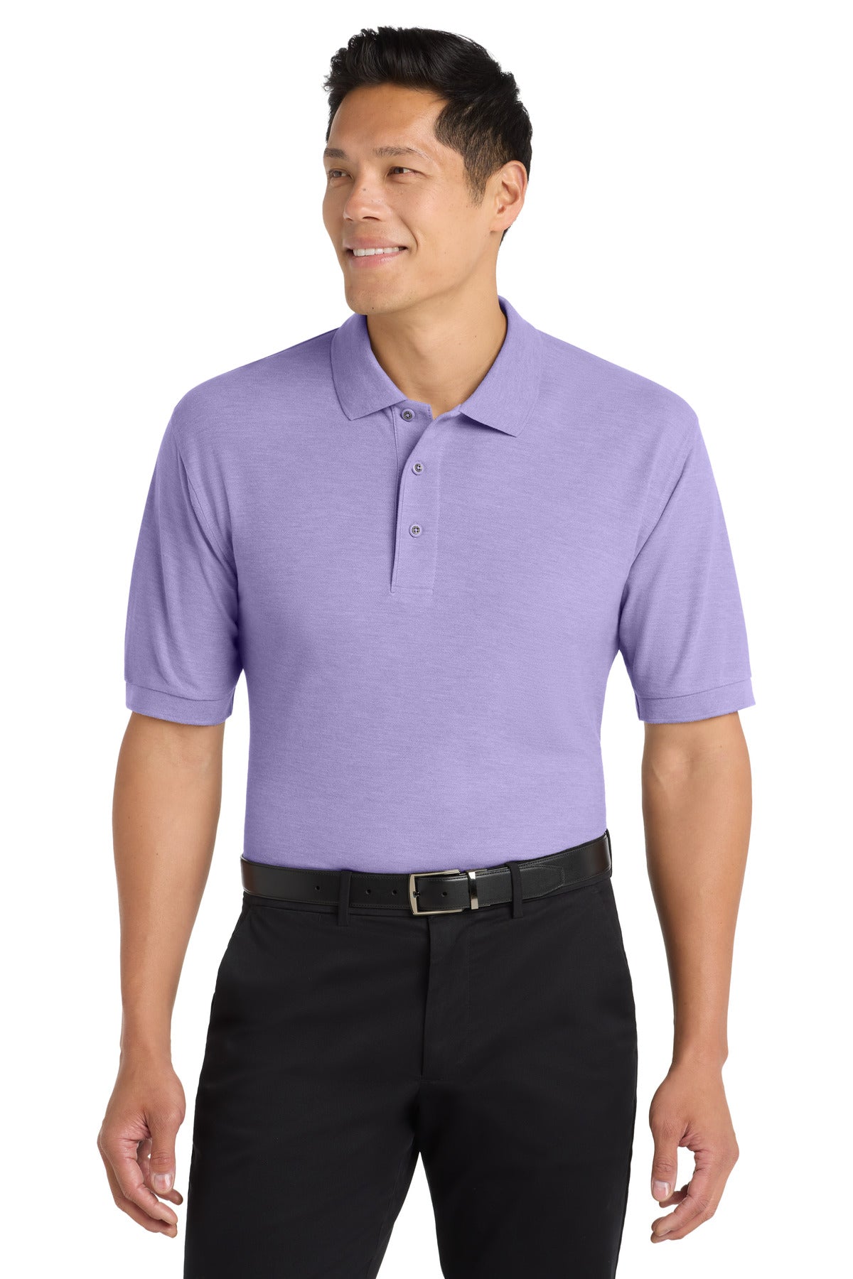 Port Authority Silk Touch Polo – Bright Lavender