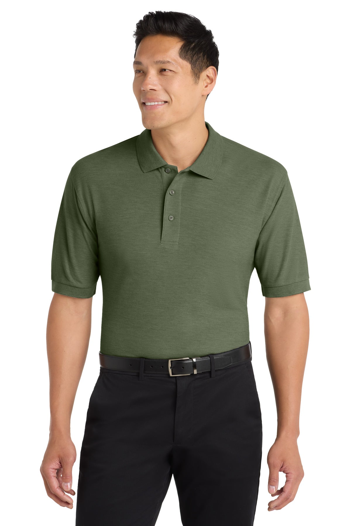 Port Authority Silk Touch Polo – Clover Green