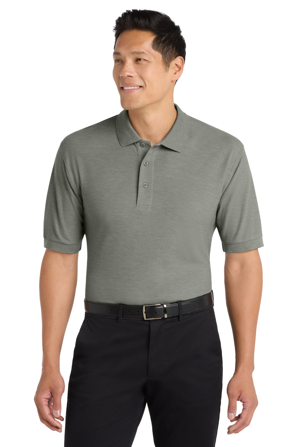 Port Authority Silk Touch Polo – Cool Grey