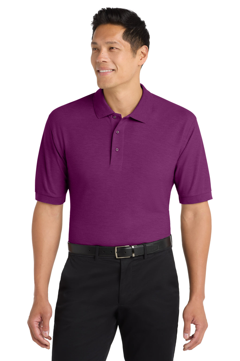 Port Authority Silk Touch Polo – Deep Berry