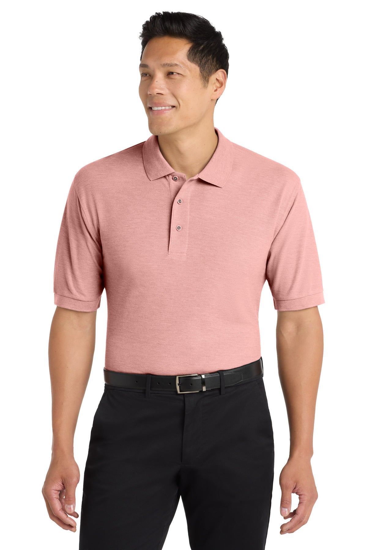 Port Authority Silk Touch Polo – Light Pink