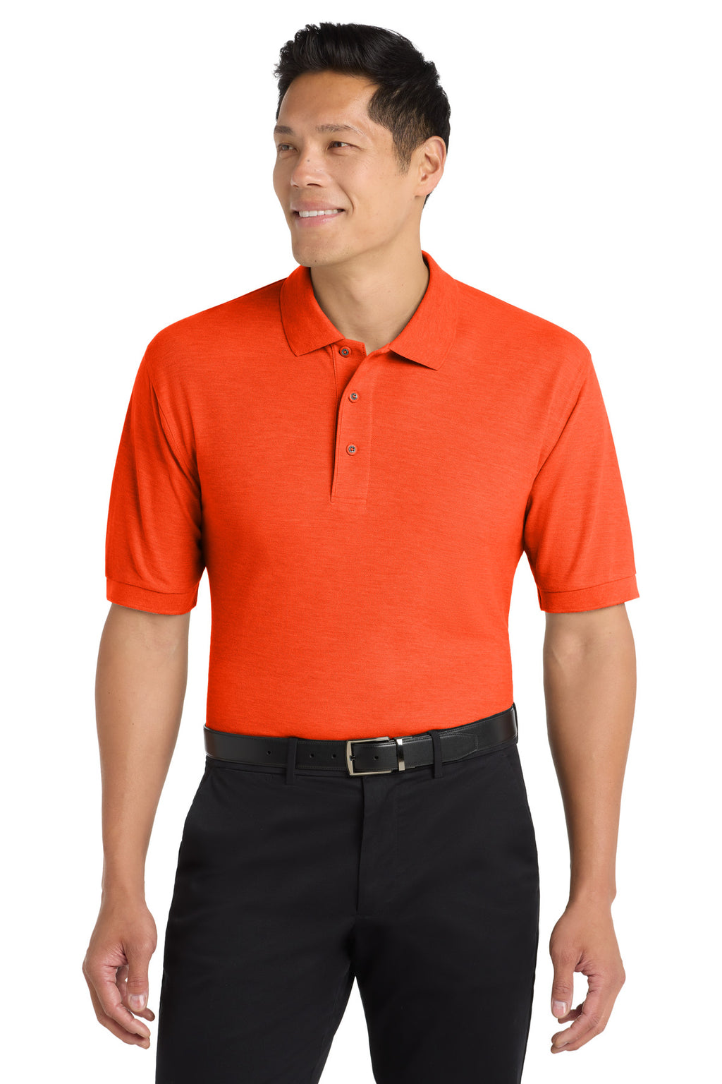Port Authority Silk Touch Polo – Orange