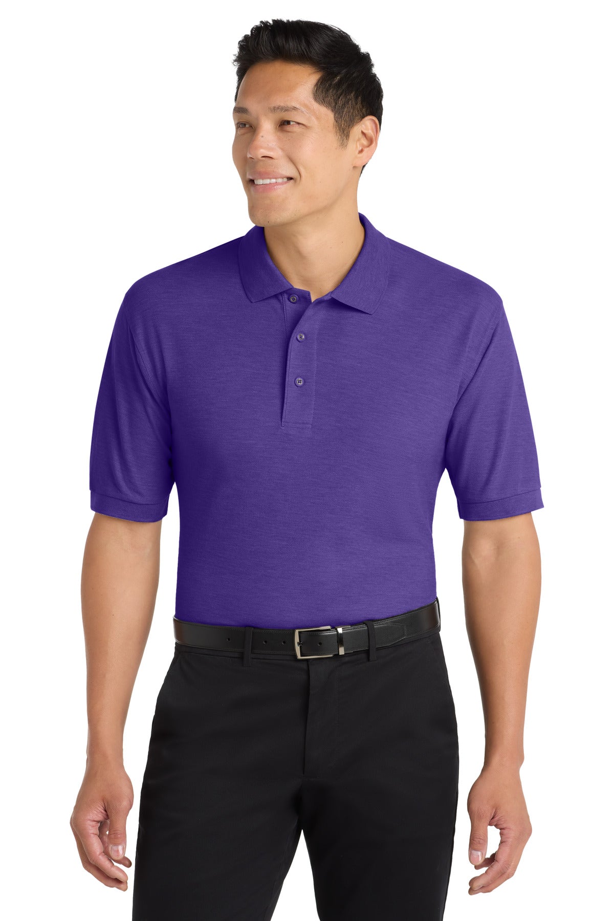 Port Authority Silk Touch Polo – Purple