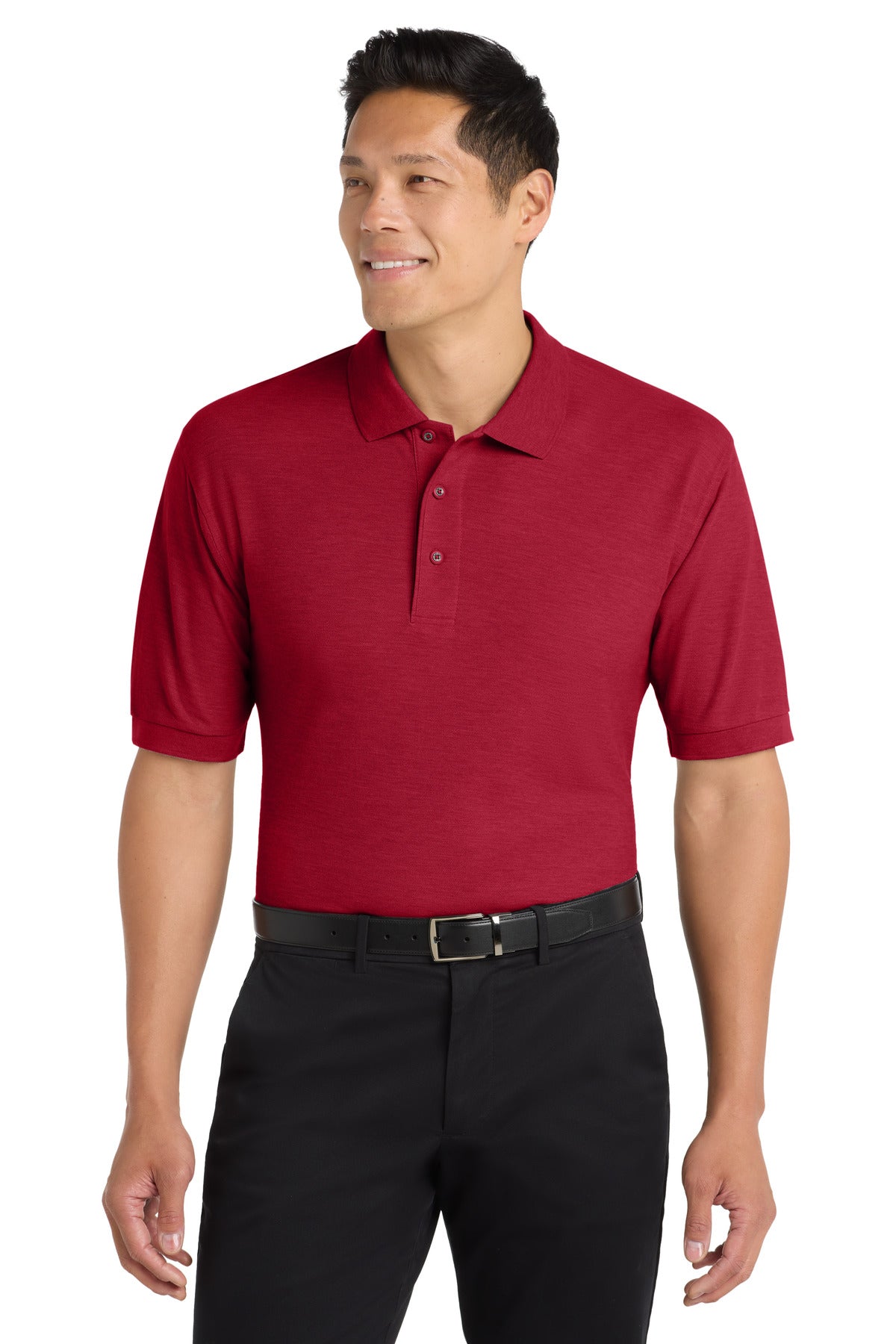 Port Authority Silk Touch Polo – Red