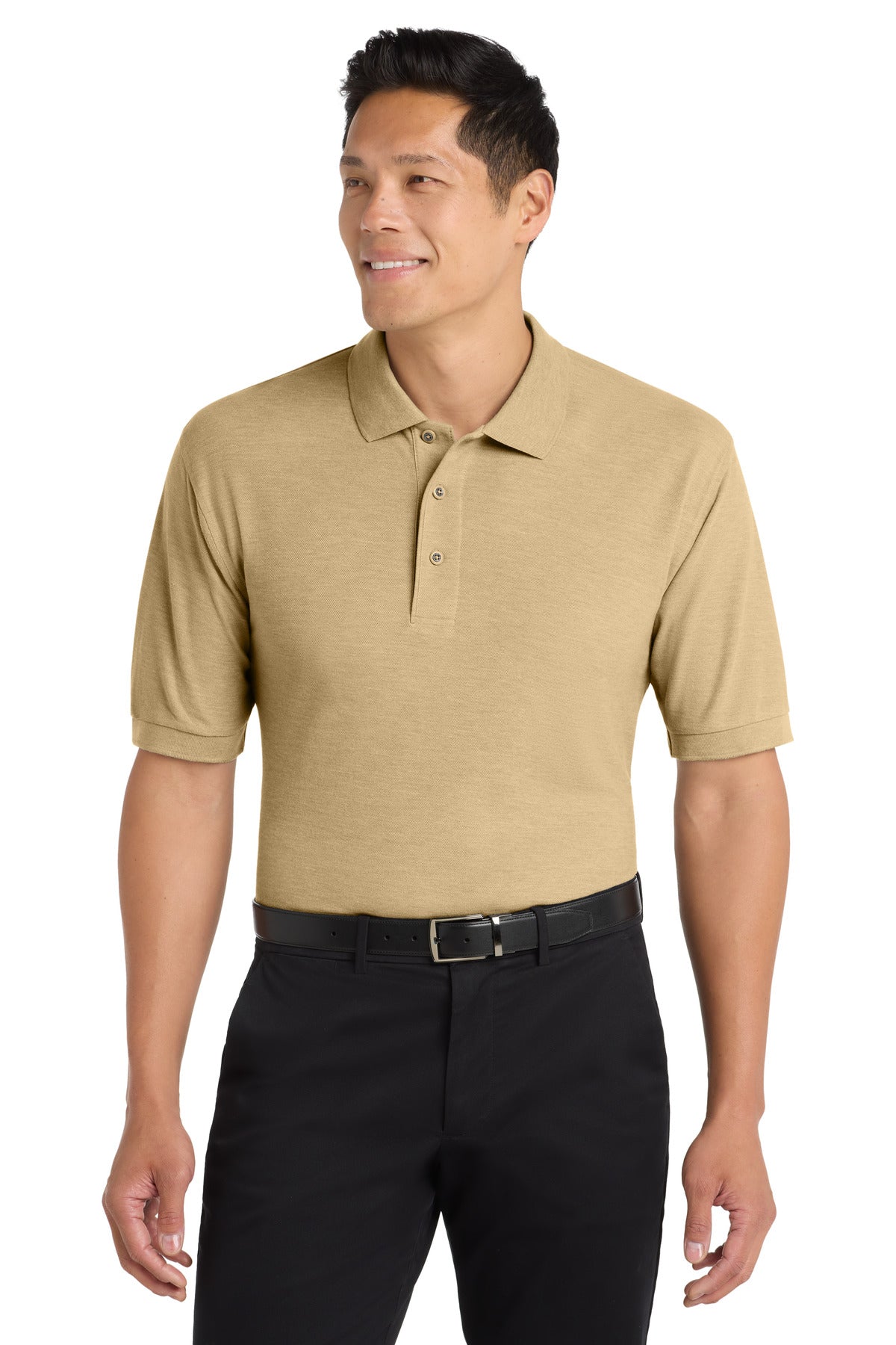 Port Authority Silk Touch Polo – Stone