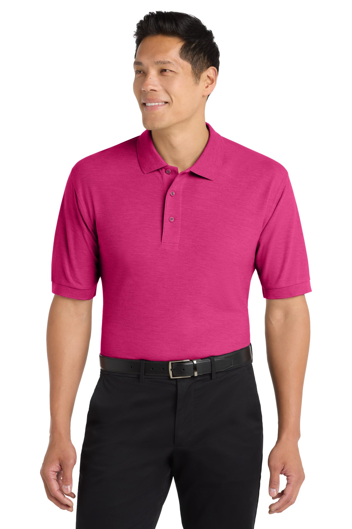 Port Authority Silk Touch Polo – Tropical Pink