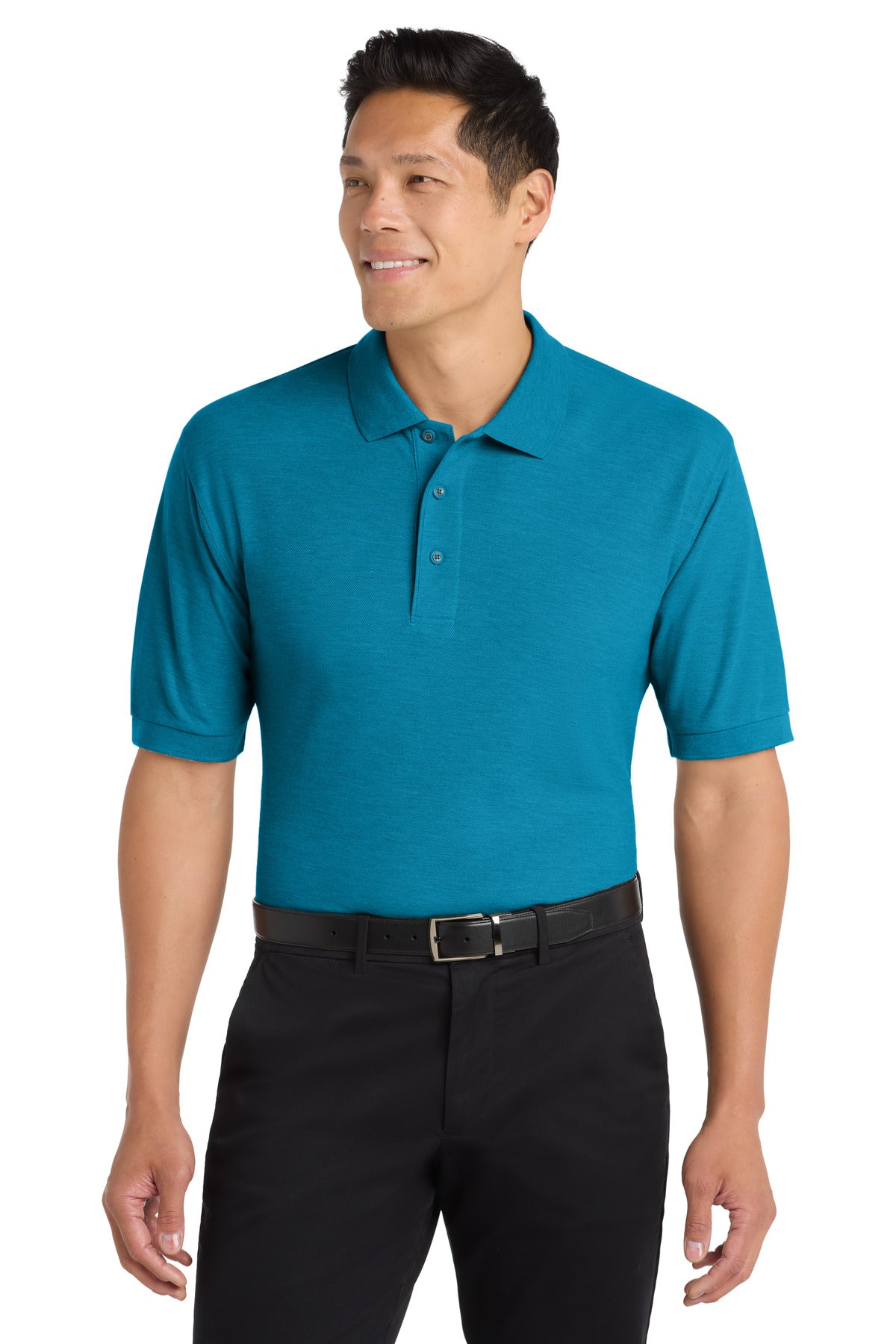 Port Authority Silk Touch Polo – Turquoise