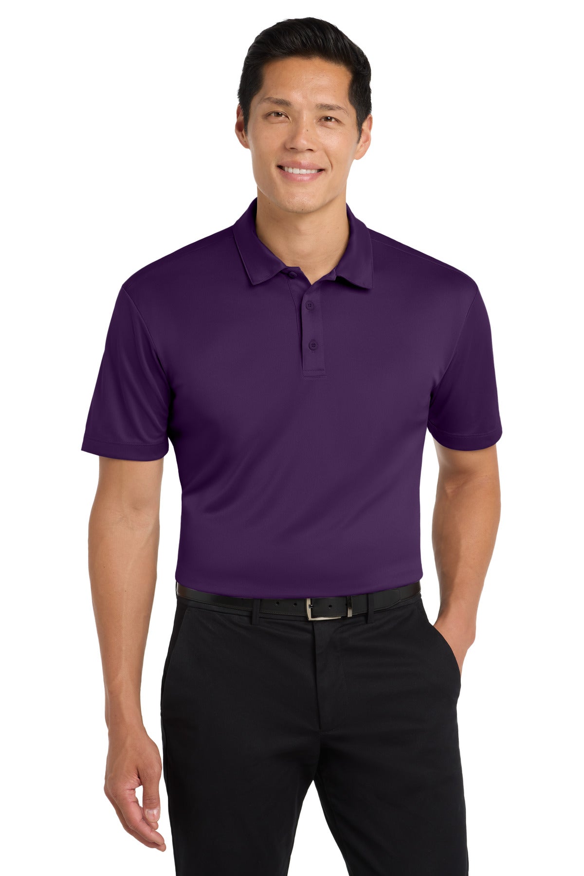 Port Authority Silk Touch Performance Polo – Bright Purple