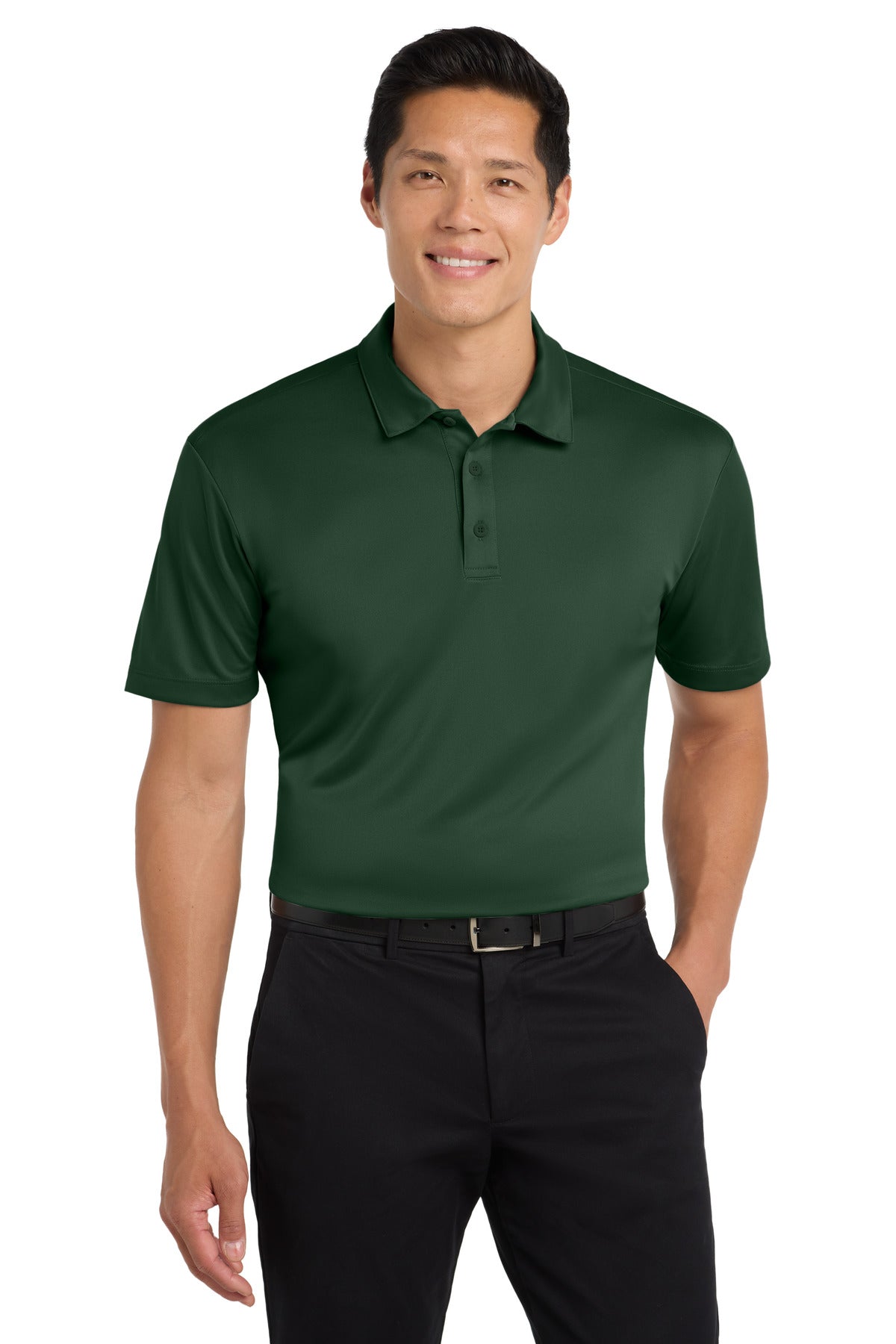 Port Authority Silk Touch Performance Polo – Dark Green