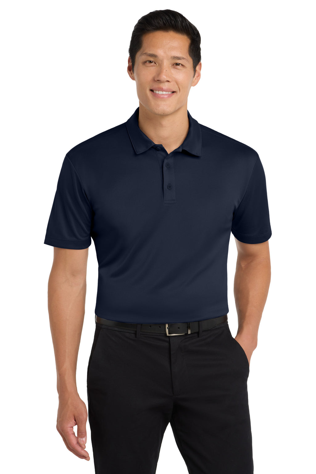 Port Authority Tall Silk Touch Performance Polo – Navy