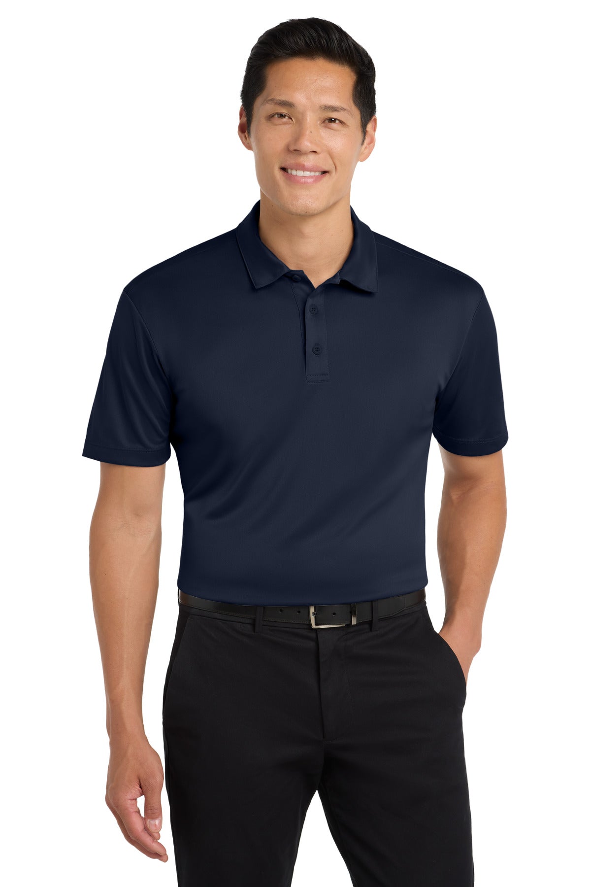 Port Authority Tall Silk Touch Performance Polo – Navy
