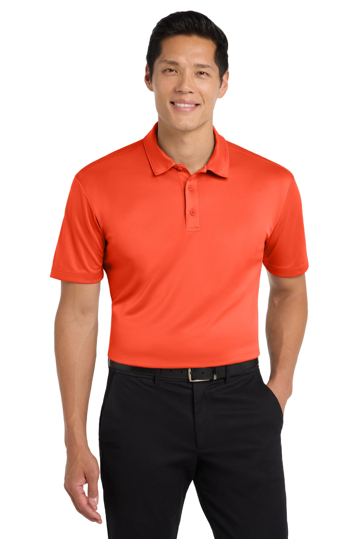 Port Authority Silk Touch Performance Polo – Neon Orange