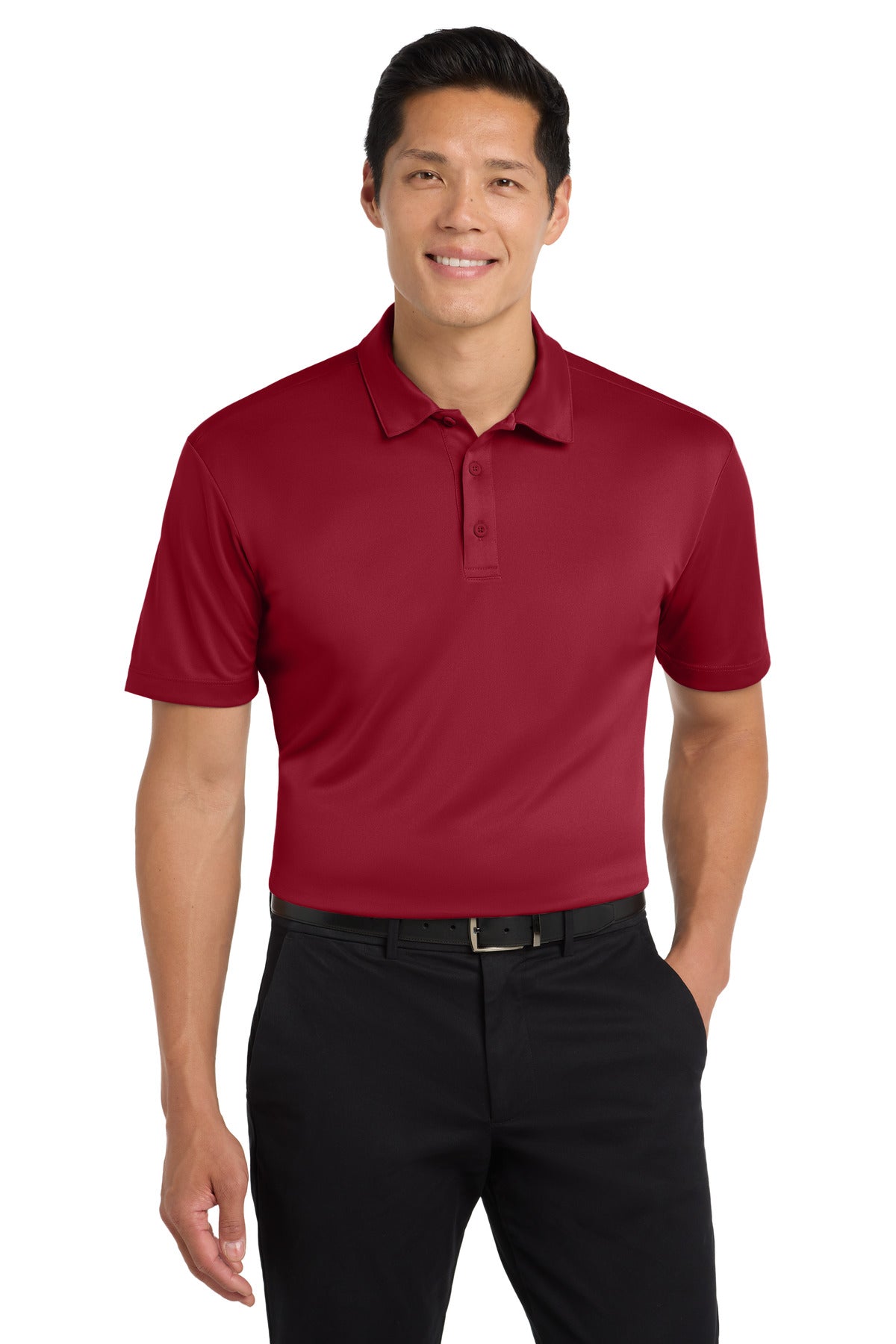 Port Authority Silk Touch Performance Polo – Red