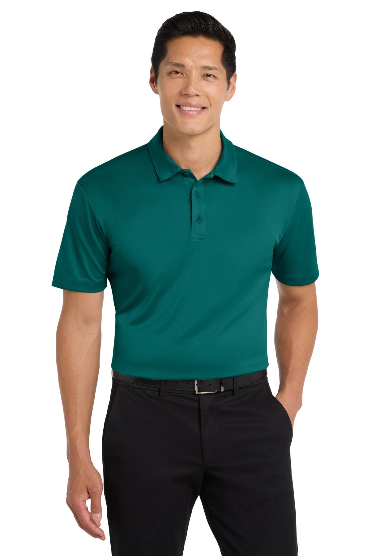 Port Authority Silk Touch Performance Polo – Teal Green