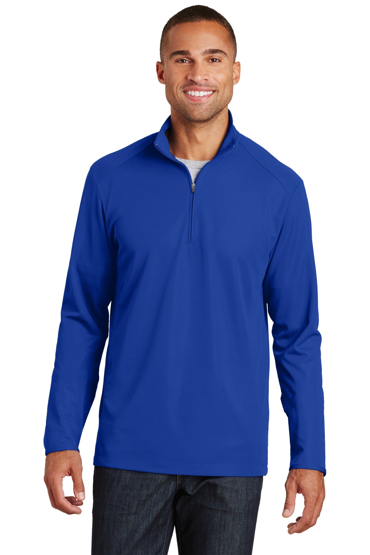 Port Authority Pinpoint Mesh 1/2-Zip – True Royal