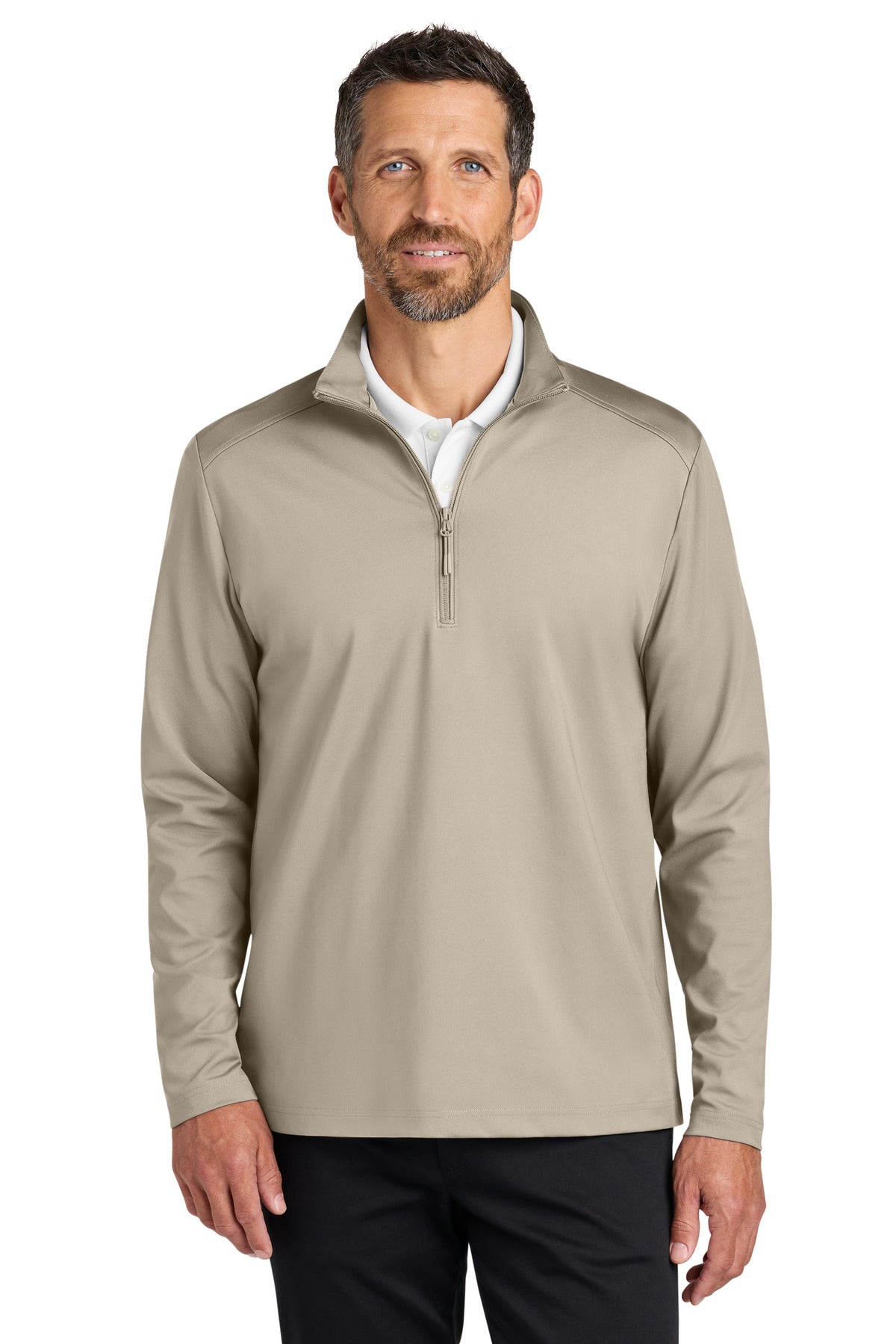 Port Authority C-FREE Double Knit 1/4-Zip – Sahara