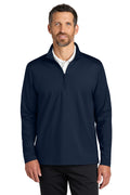 Port Authority C-FREE Double Knit 1/4-Zip – True Navy