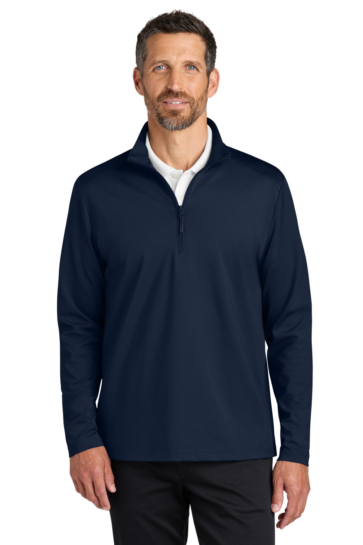 Port Authority C-FREE Double Knit 1/4-Zip – True Navy