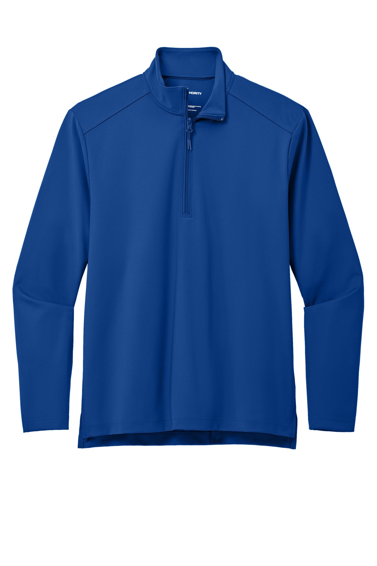 Port Authority C-FREE Double Knit 1/4-Zip – True Royal – flat front