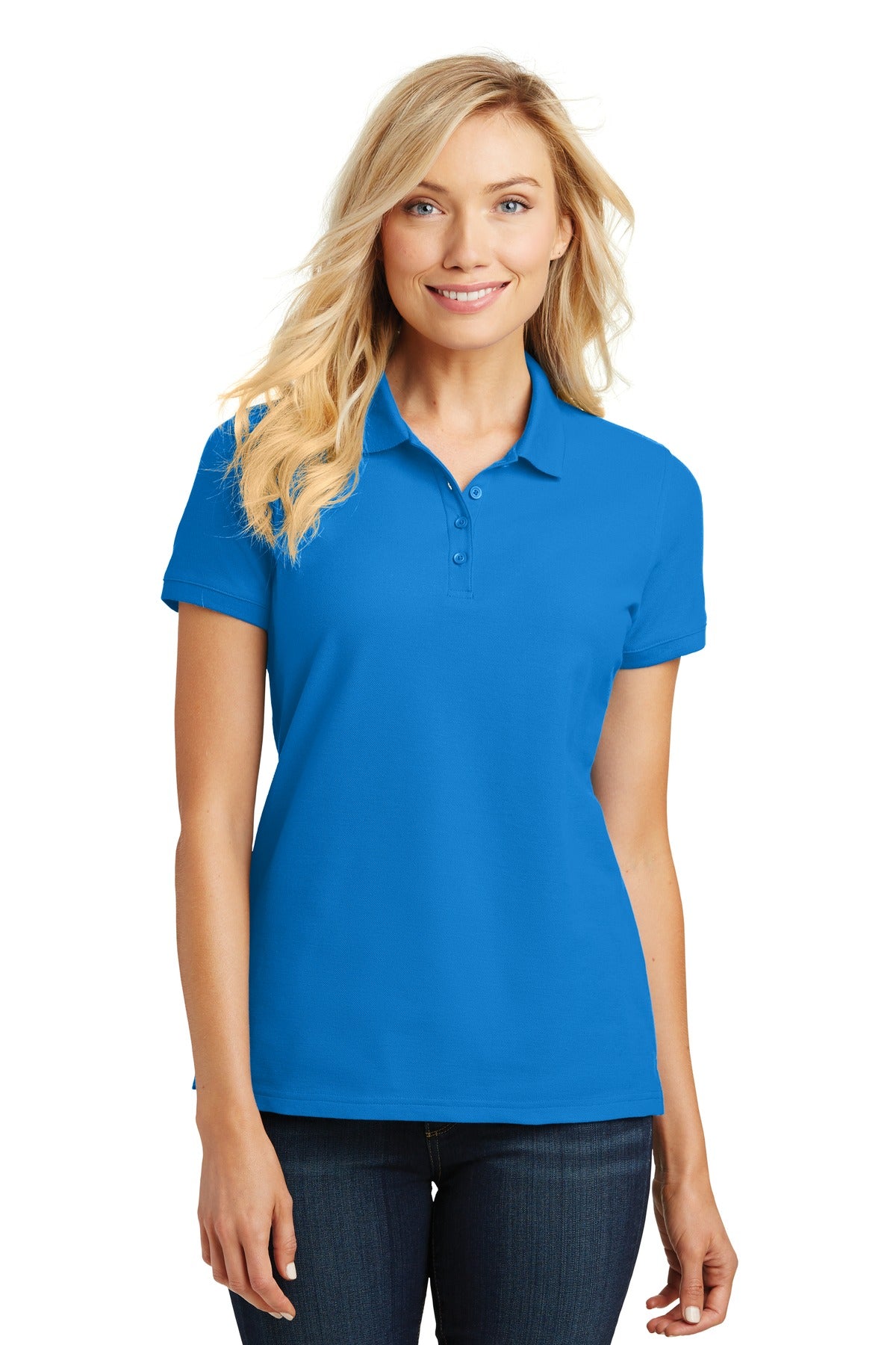 Port Authority Women's Core Classic Pique Polo – Coastal Blue