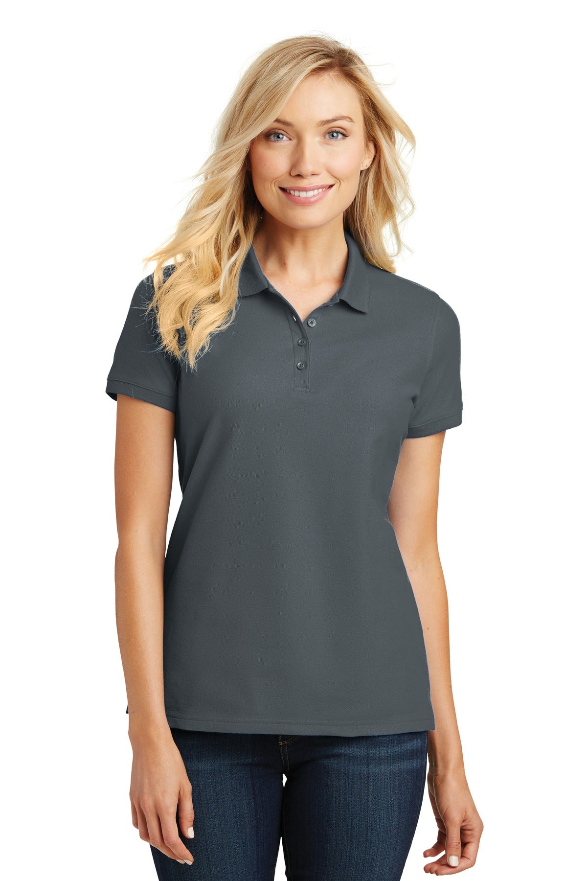 Port Authority Women's Core Classic Pique Polo – Graphite