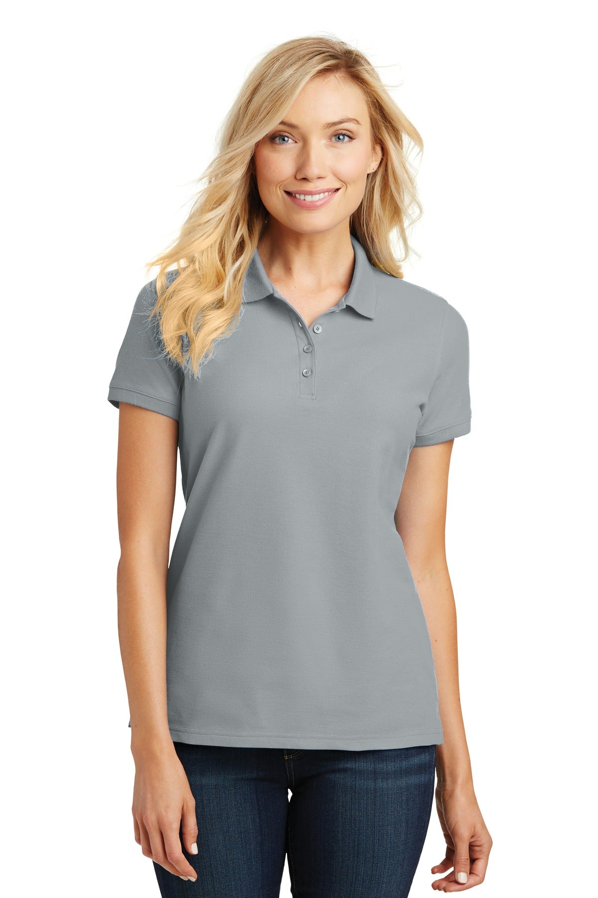 Port Authority Women's Core Classic Pique Polo – Gusty Grey