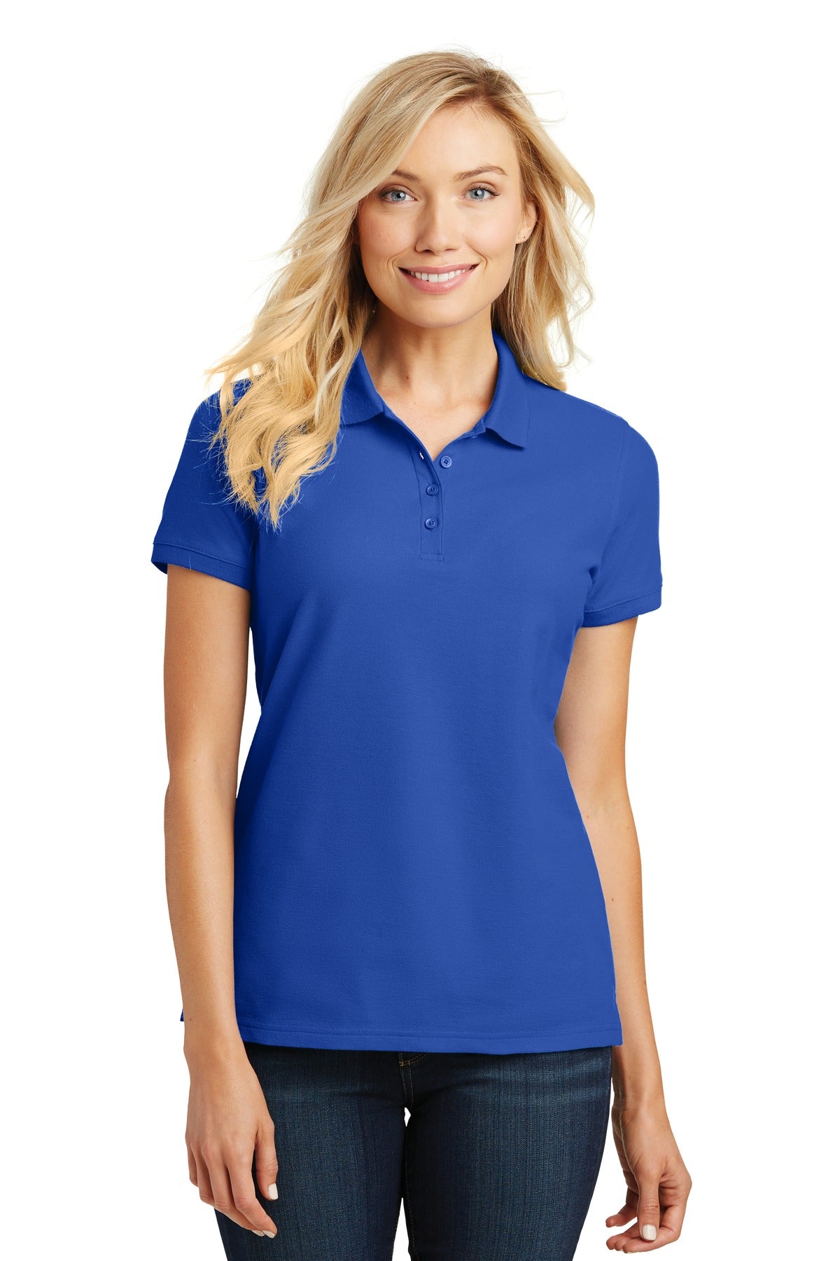 Port Authority Women's Core Classic Pique Polo – True Royal