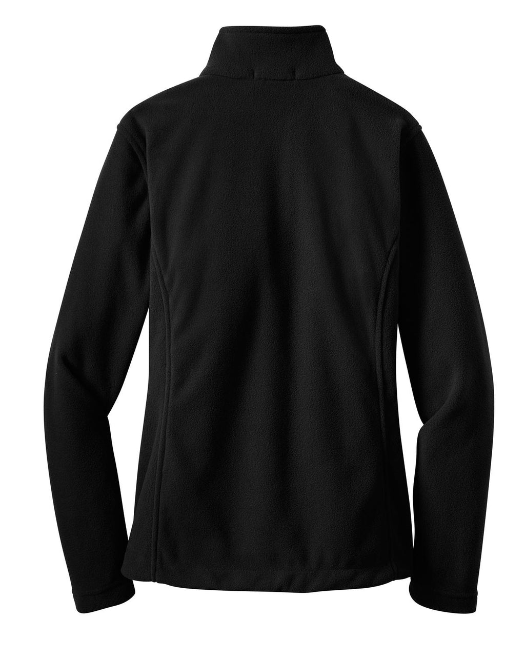 Port Authority Women's Value Fleece Jacket – Black – flat back