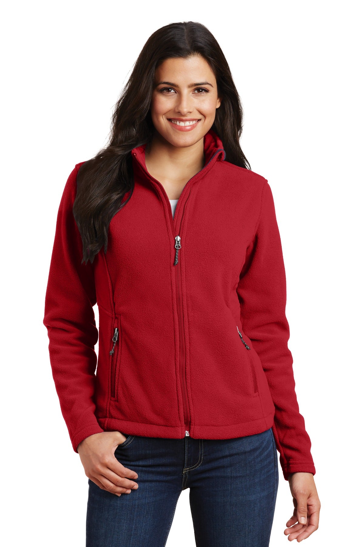 Port Authority Women's Value Fleece Jacket – True Red