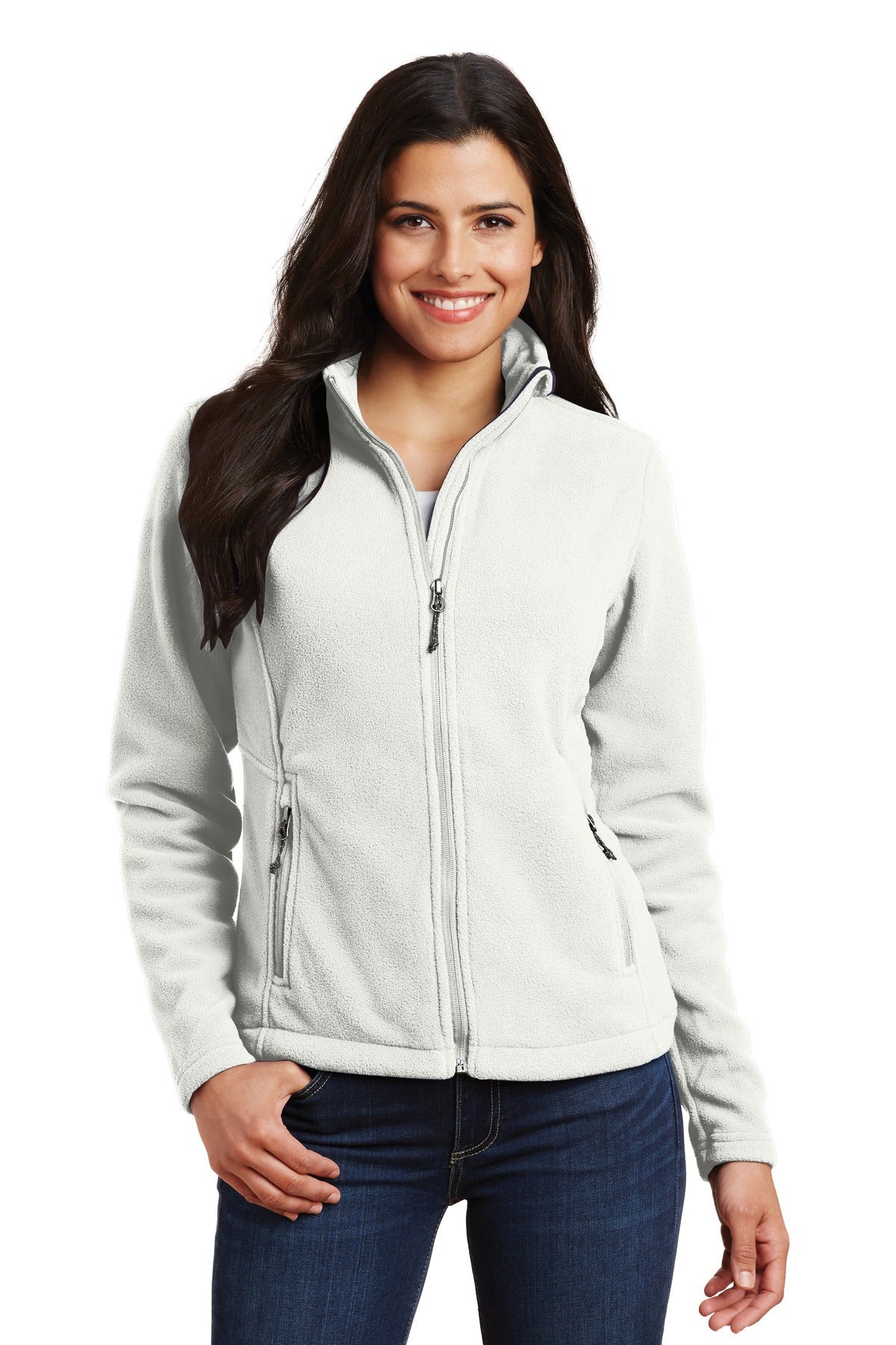 Port Authority Women's Value Fleece Jacket – Winter White