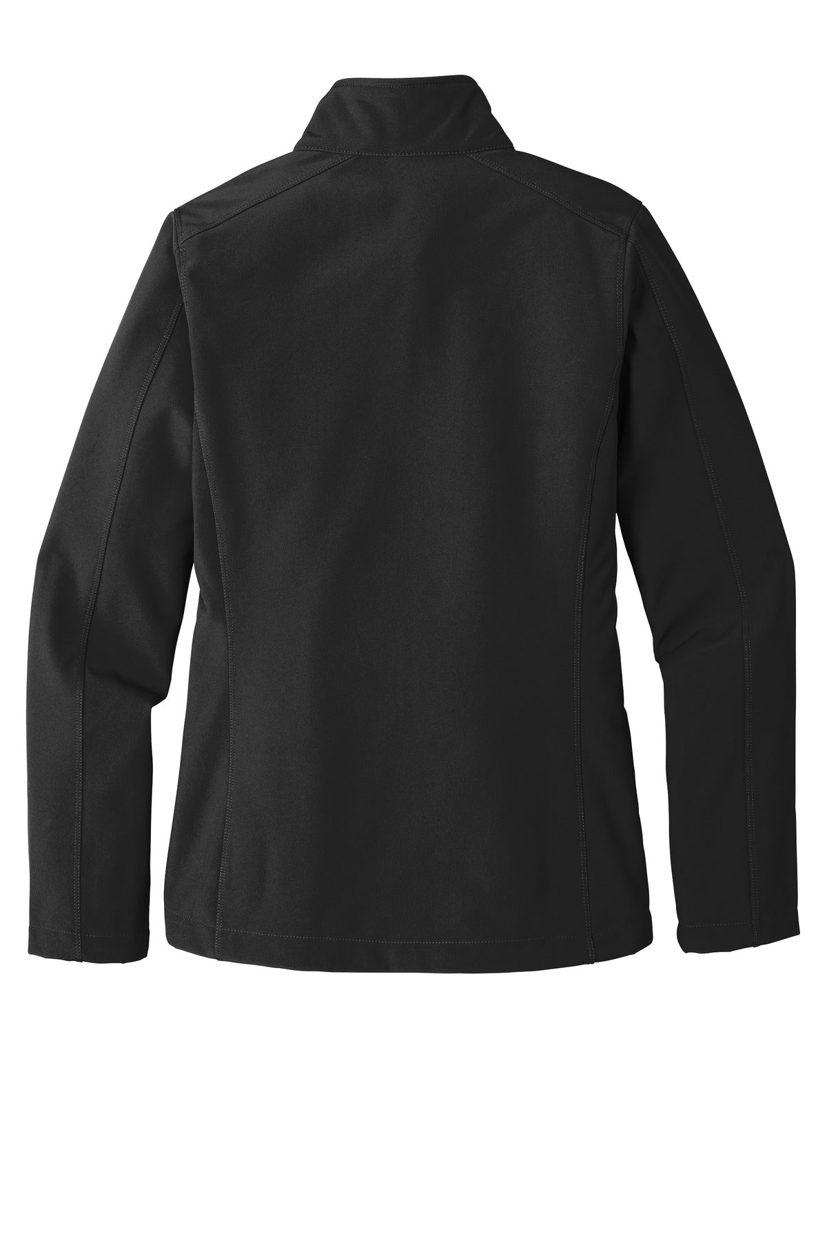 Port Authority Women's Core Soft Shell Jacket – Black – flat back