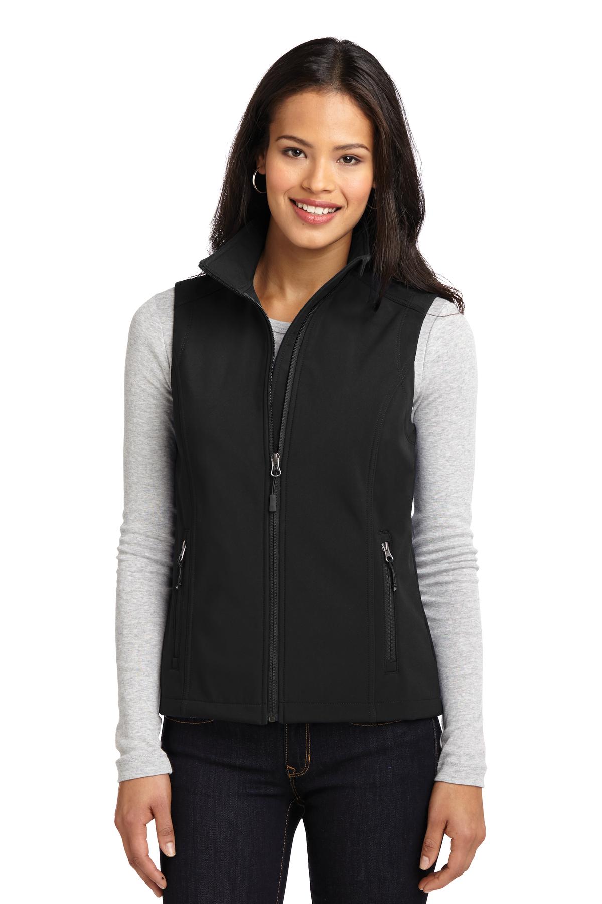 Port Authority Women's Core Soft Shell Vest – Black