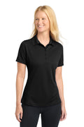 Sport-Tek Women's Dry Zone Raglan Accent Polo – Black