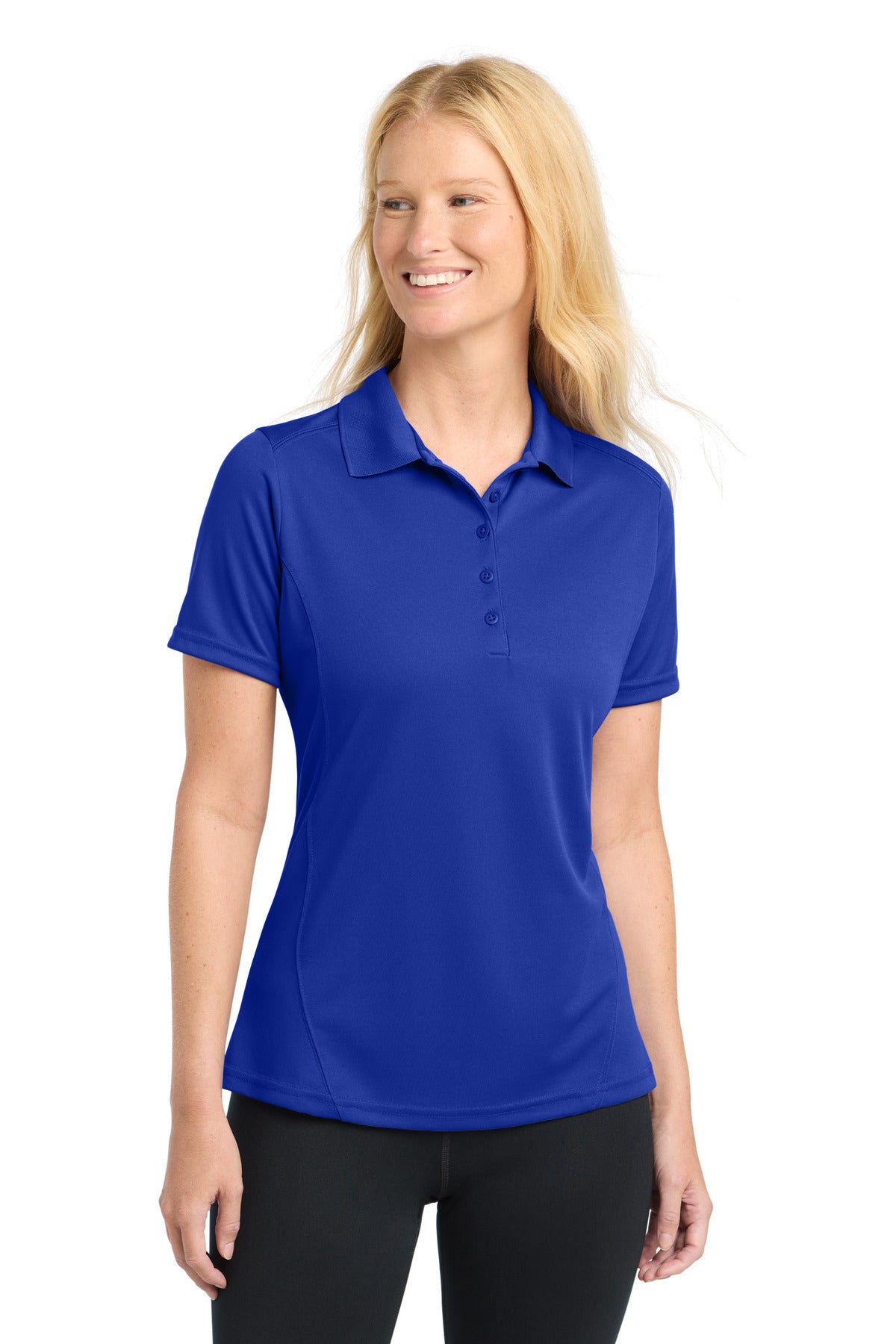 Sport-Tek Women's Dry Zone Raglan Accent Polo – True Royal