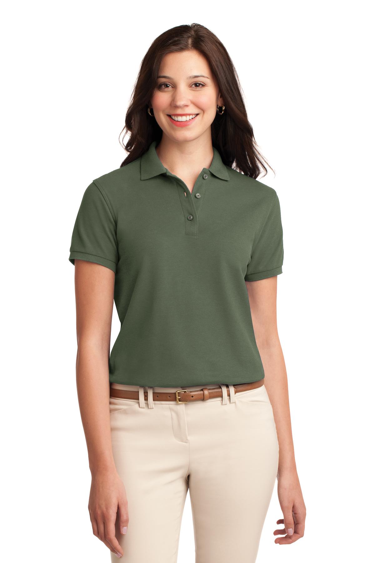 Port Authority Women's Silk Touch Polo – Clover Green
