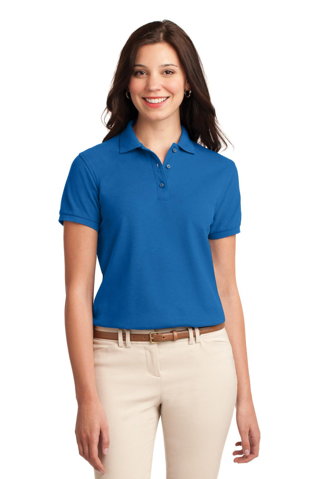 Port Authority Women's Silk Touch Polo – Strong Blue