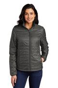 Port Authority Women's Packable Puffy Jacket – Sterling Grey/Graphite
