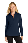 Port Authority Women's C-FREE Double Knit 1/4-Zip – True Navy