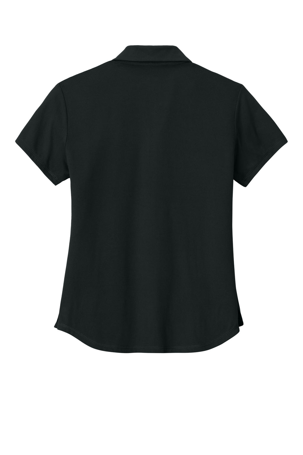 New Era Women's Power Polo – Black – flat back